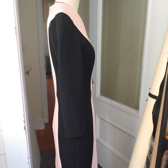 Couture crepe dress Atelier Caito for Hervé Pierre - Picture 3 of 5